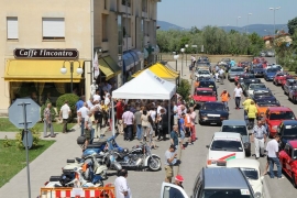 Auto d'epoca sulle vie del Rally-13