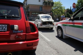 Auto d'epoca sulle vie del Rally-40